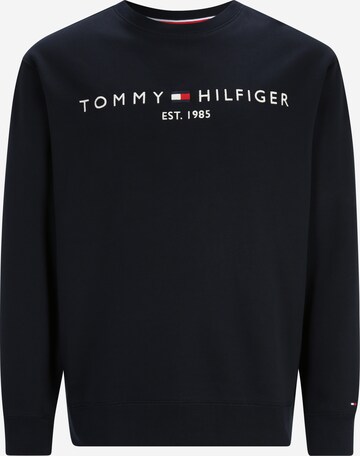 Tommy Hilfiger Big & Tall Μπλούζα φούτερ σε μπλε: μπροστά