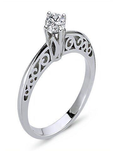 EinStein Diamant Ring‌‌‌‌‌‌‌‌ in Silber