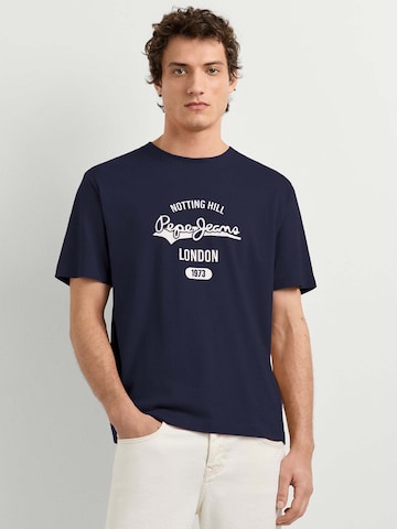 Maglietta di Pepe Jeans in blu: frontale