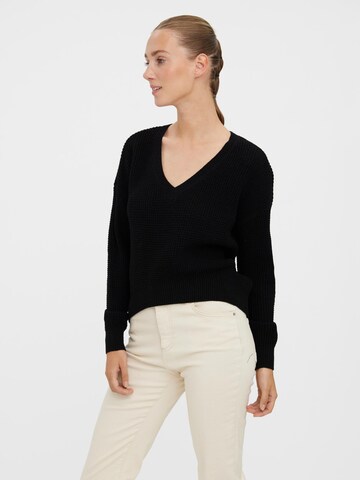 Pull-over 'Leanna' VERO MODA en noir : devant