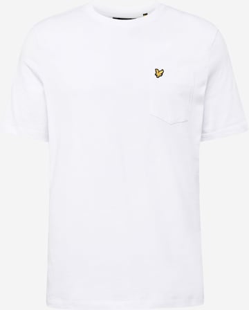 Regular fit Maglietta di Lyle & Scott in bianco: frontale