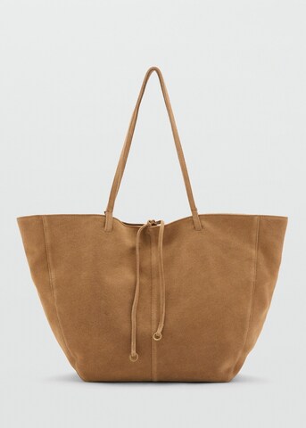 MANGO Shopper 'Mandri' in Brown