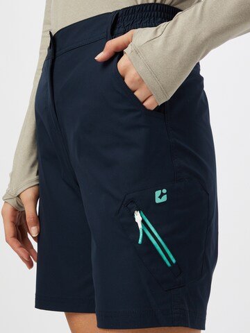 KILLTEC Regular Outdoor Pants 'Trin' in Blue