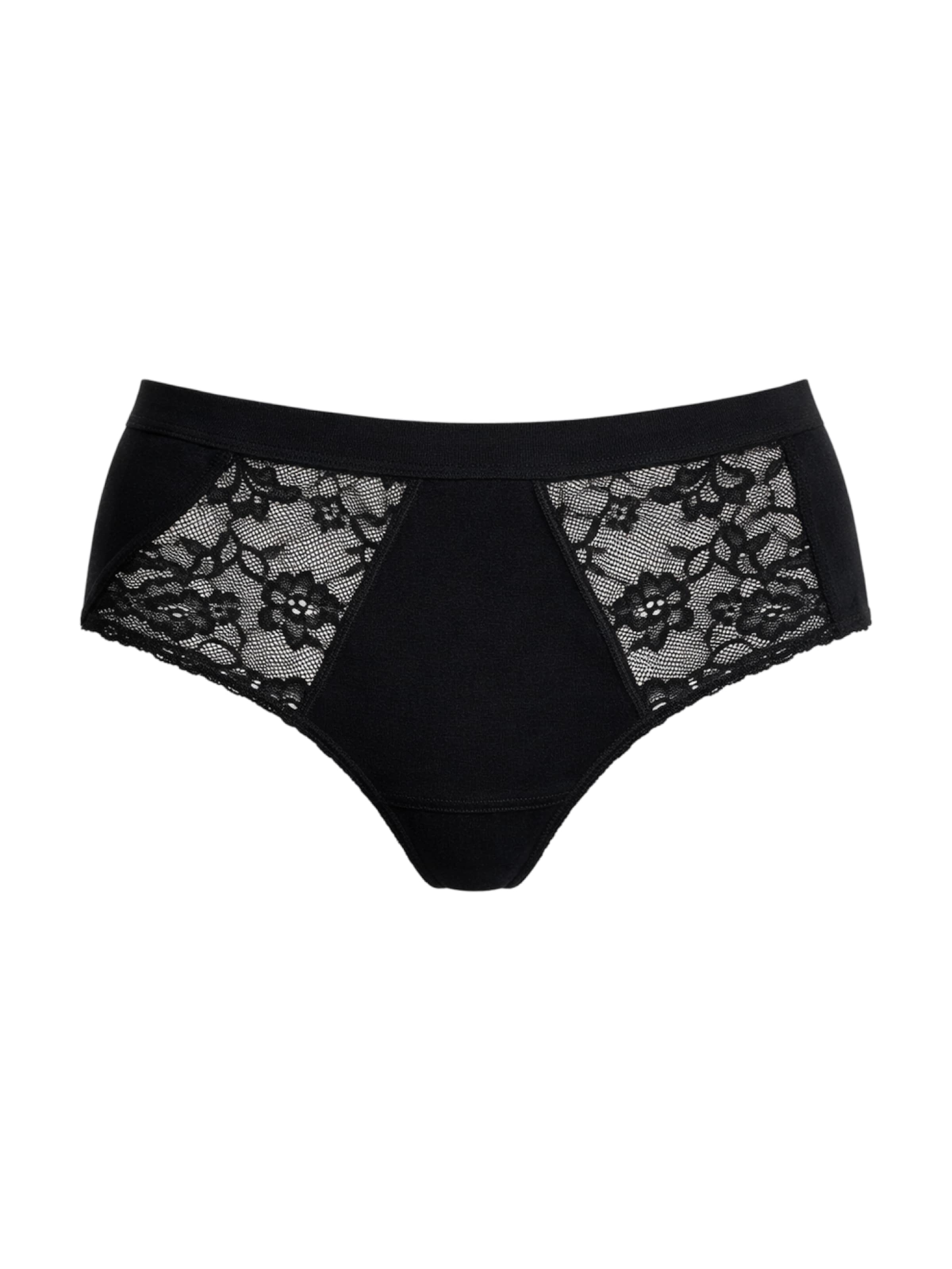 Blackspade Slip in Schwarz: Vorderseite