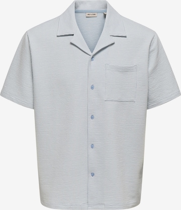 Chemise 'ONSKian' Only & Sons en bleu : devant