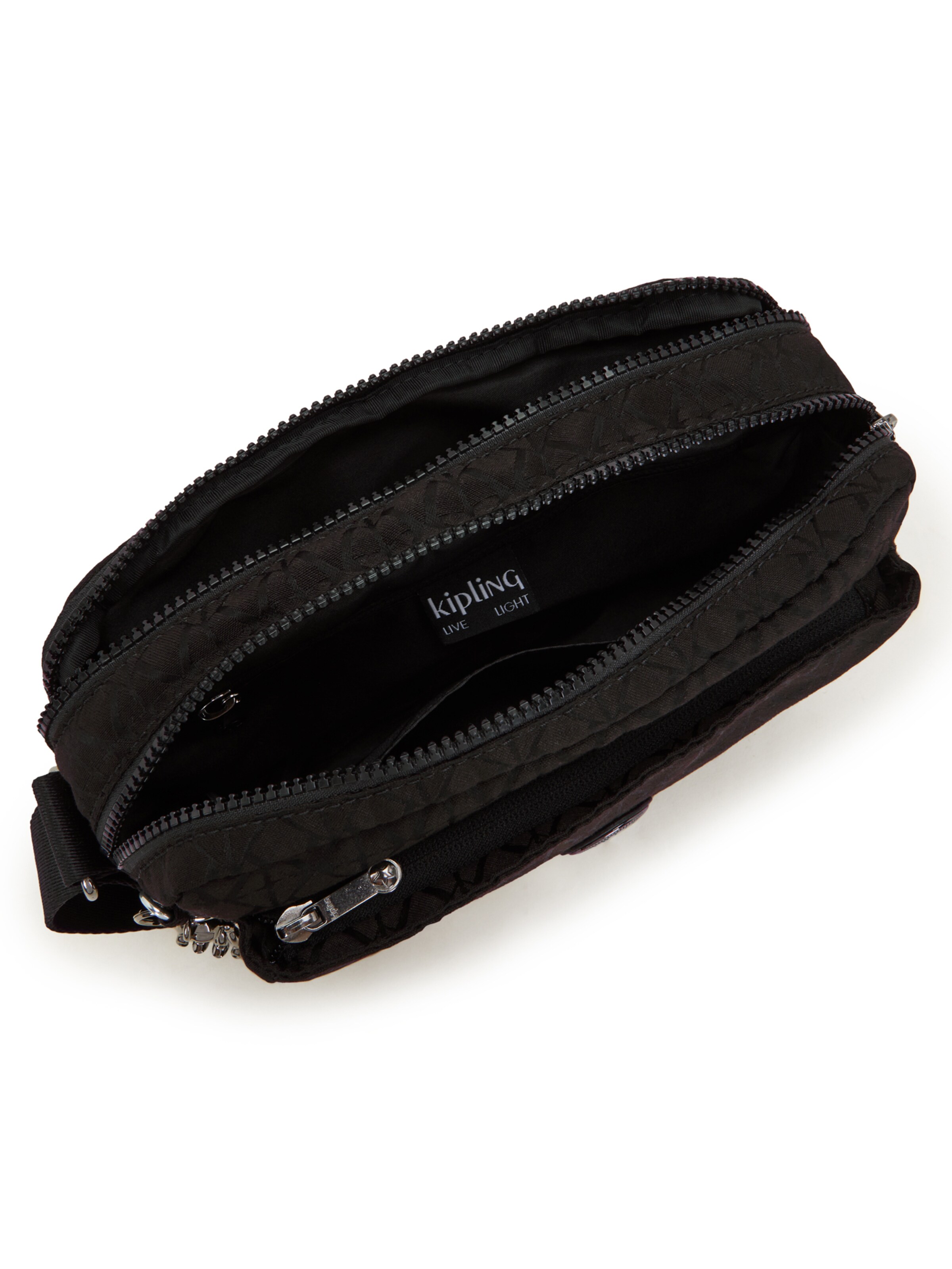 KIPLING Torba za čez ramo 'Abanu' | črna barva