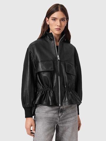 AllSaints Tussenjas 'FLOR' in Zwart: voorkant