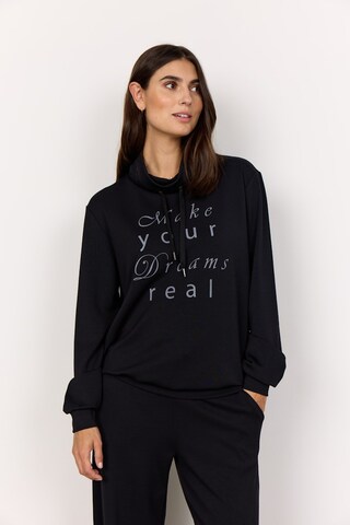 Soyaconcept Sweatshirt 'BANU' in Zwart: voorkant