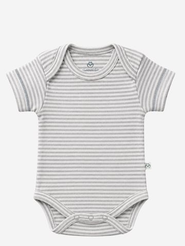 OrganicEra Strampler/Body 'Organic Baby S/S'‌‌ in Grau: Vorderseite