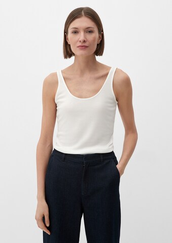 s.Oliver BLACK LABEL Top in White: front