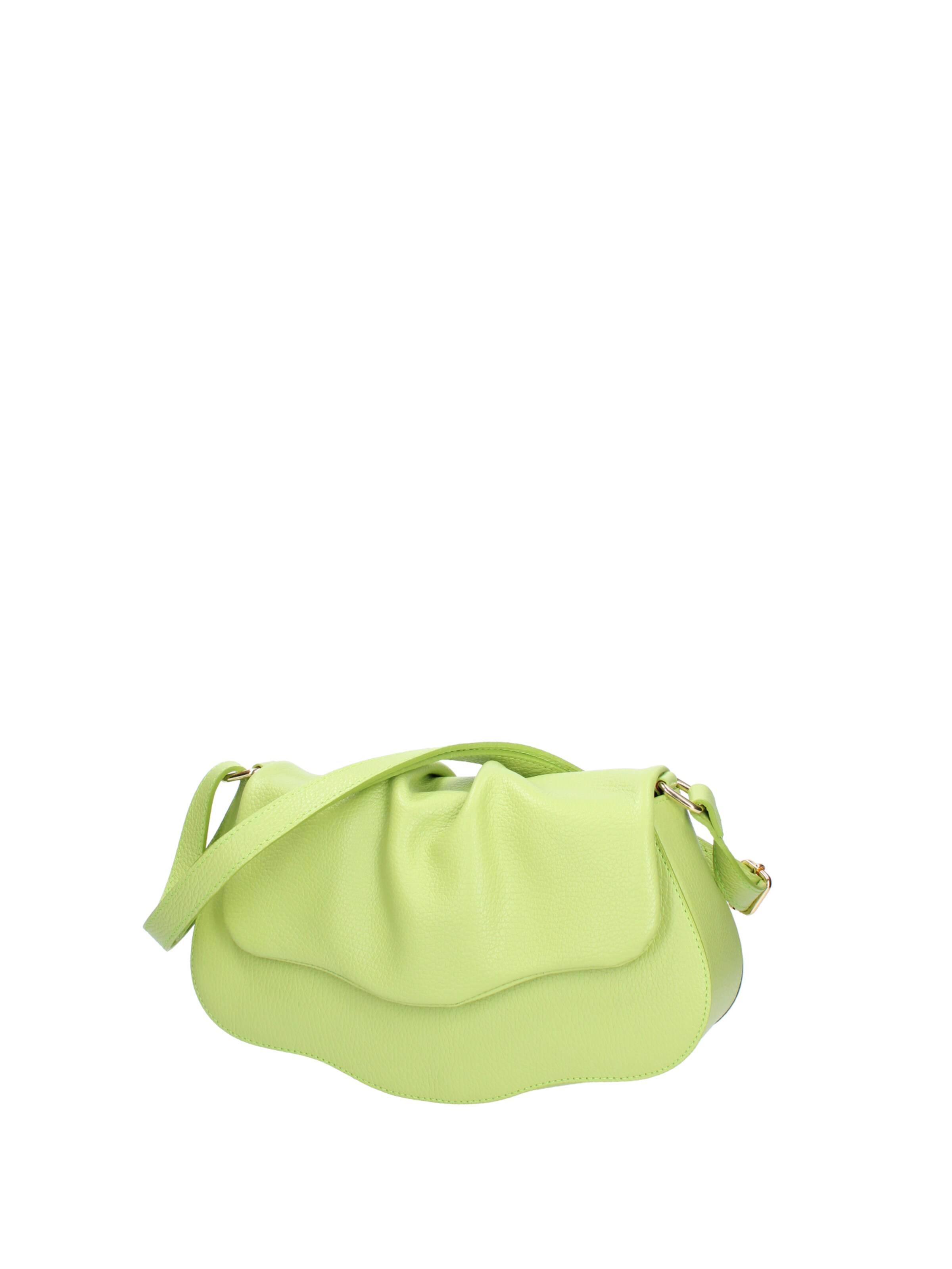 Borsa a spalla di Viola Castellani in verde: frontale