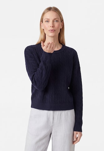usha WHITE LABEL - Pullover 'Minimalistic' em azul: frente