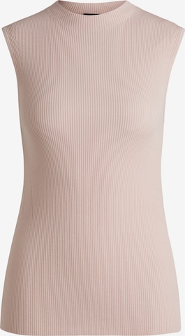 BOSS Stricktop 'Feskies' in Pink: Vorderseite