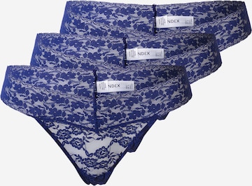 Lindex Стринги 'Lacey' в Синий: спереди