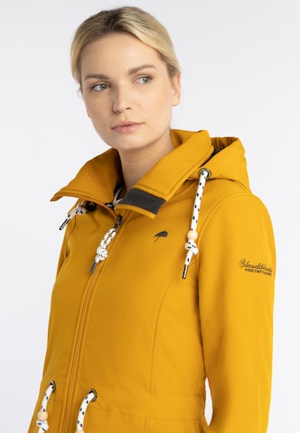 Manteau fonctionnel Schmuddelwedda en jaune