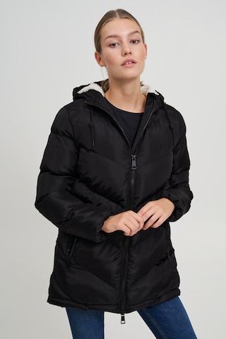 Oxmo Between-Season Jacket 'Naara' in Black: front