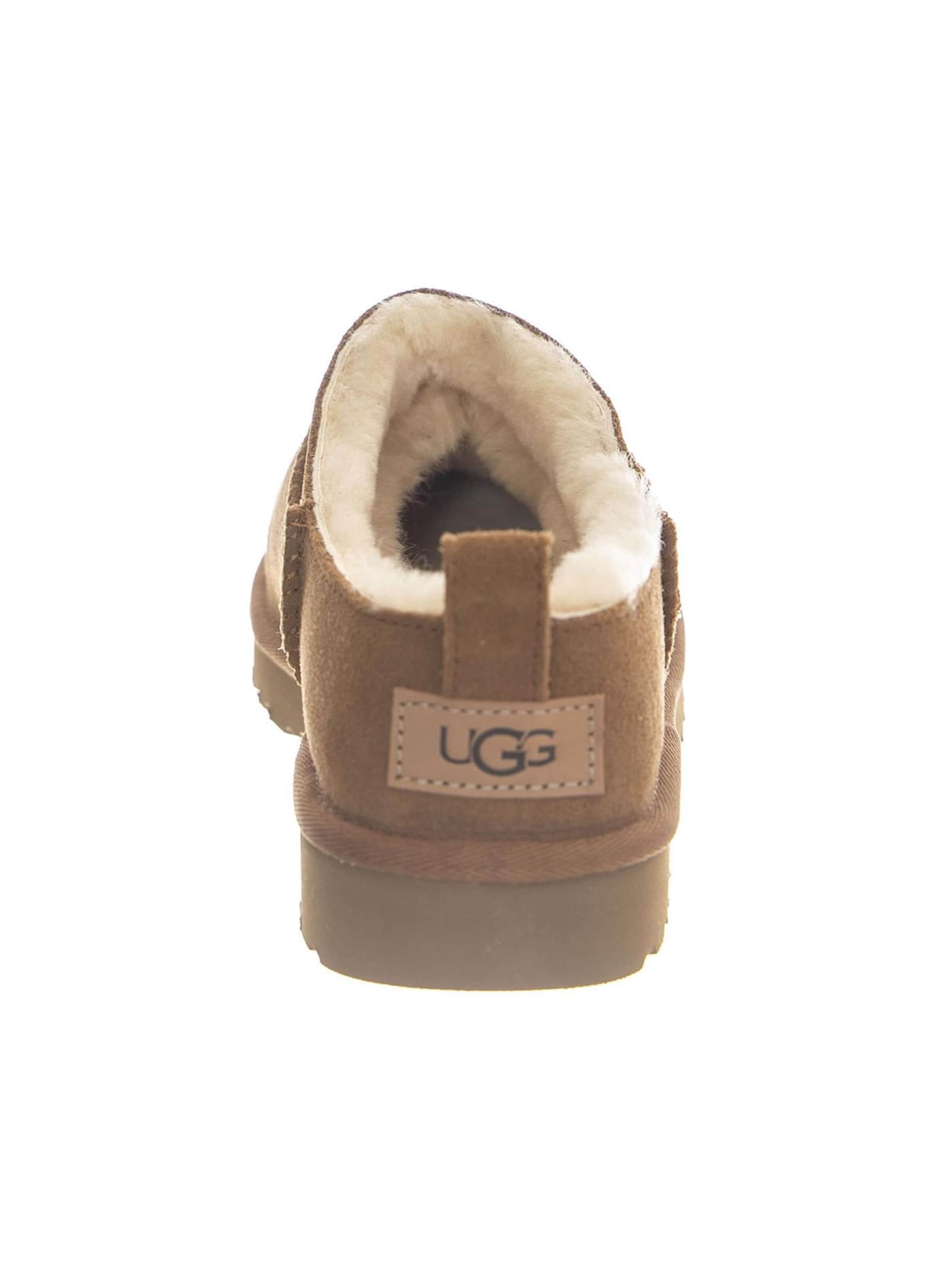 Slip on 'W CLASSIC MICRO CHESTNUT' UGG en marron