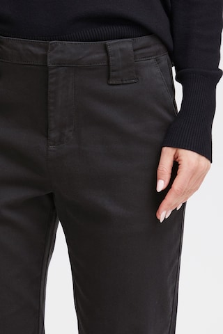 PULZ Jeans Regular Pants 'Rosita' in Black