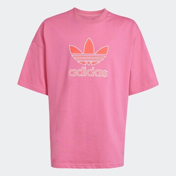 ADIDAS ORIGINALS Shirt 'Trefoil' in Pink: front