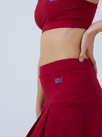 SPORTKIND Sports skirt 'Pleated Skirt' in Red