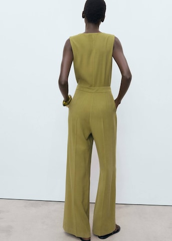 MANGO Jumpsuit 'Safari' in Green