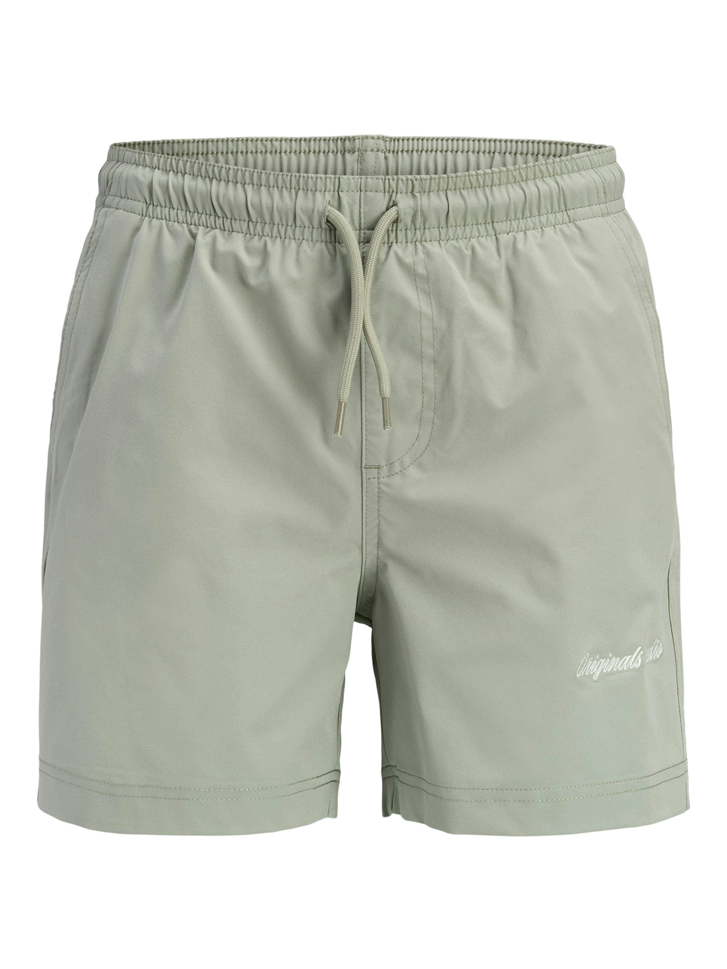 Jack & Jones Junior Regular Badeshorts in Grün: Vorderseite