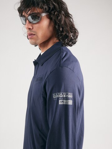 NAPAPIJRI Poloshirt 'MELVILLE' in Blau