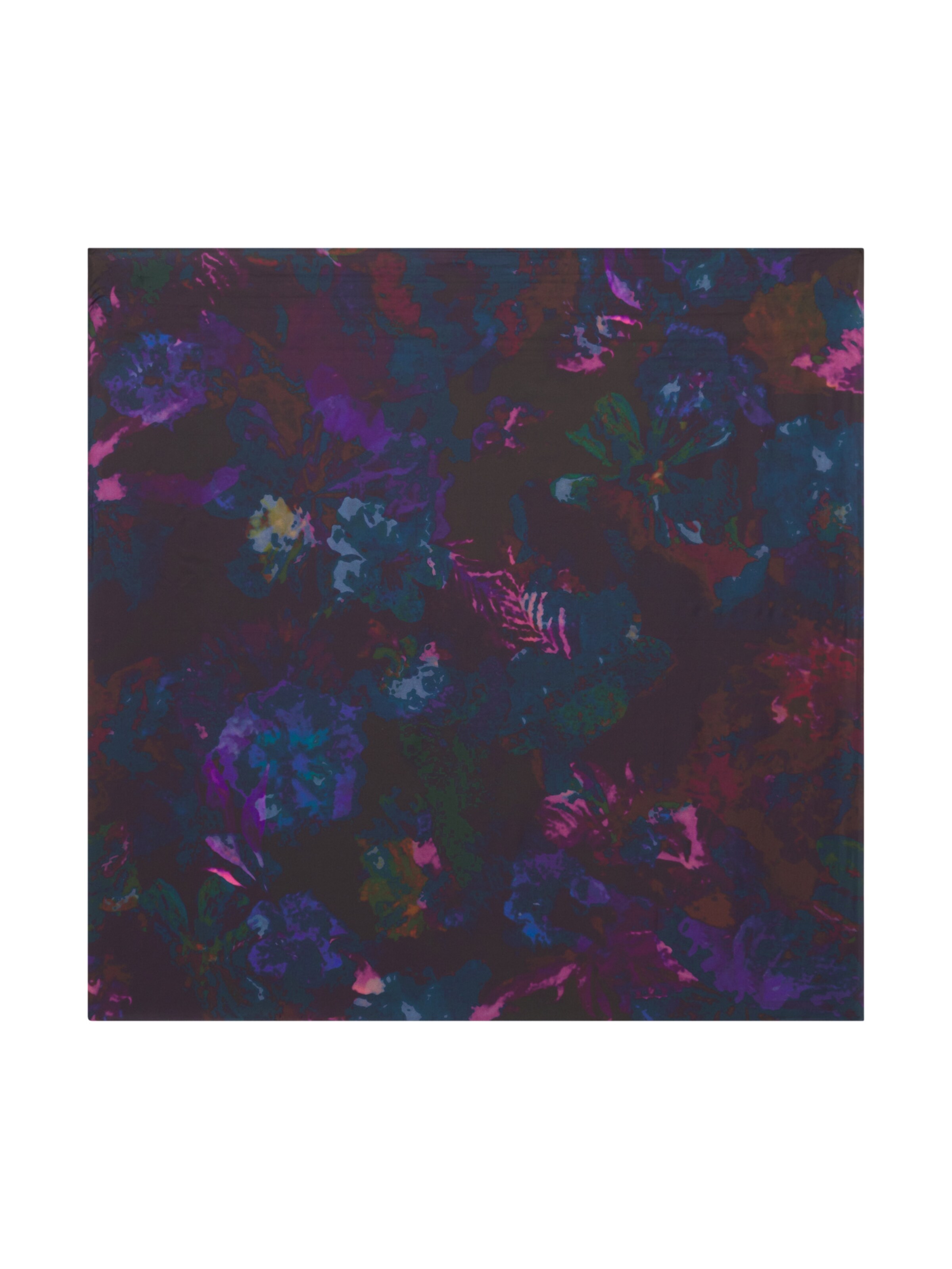 Bolongaro Trevor Sjaal 'Faded Flowers' in Lila: voorkant