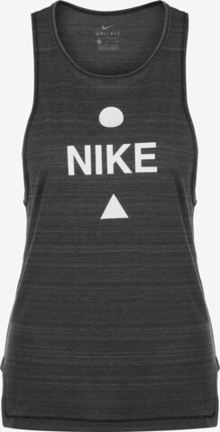 NIKE Lauftanktop in Grau: predná strana