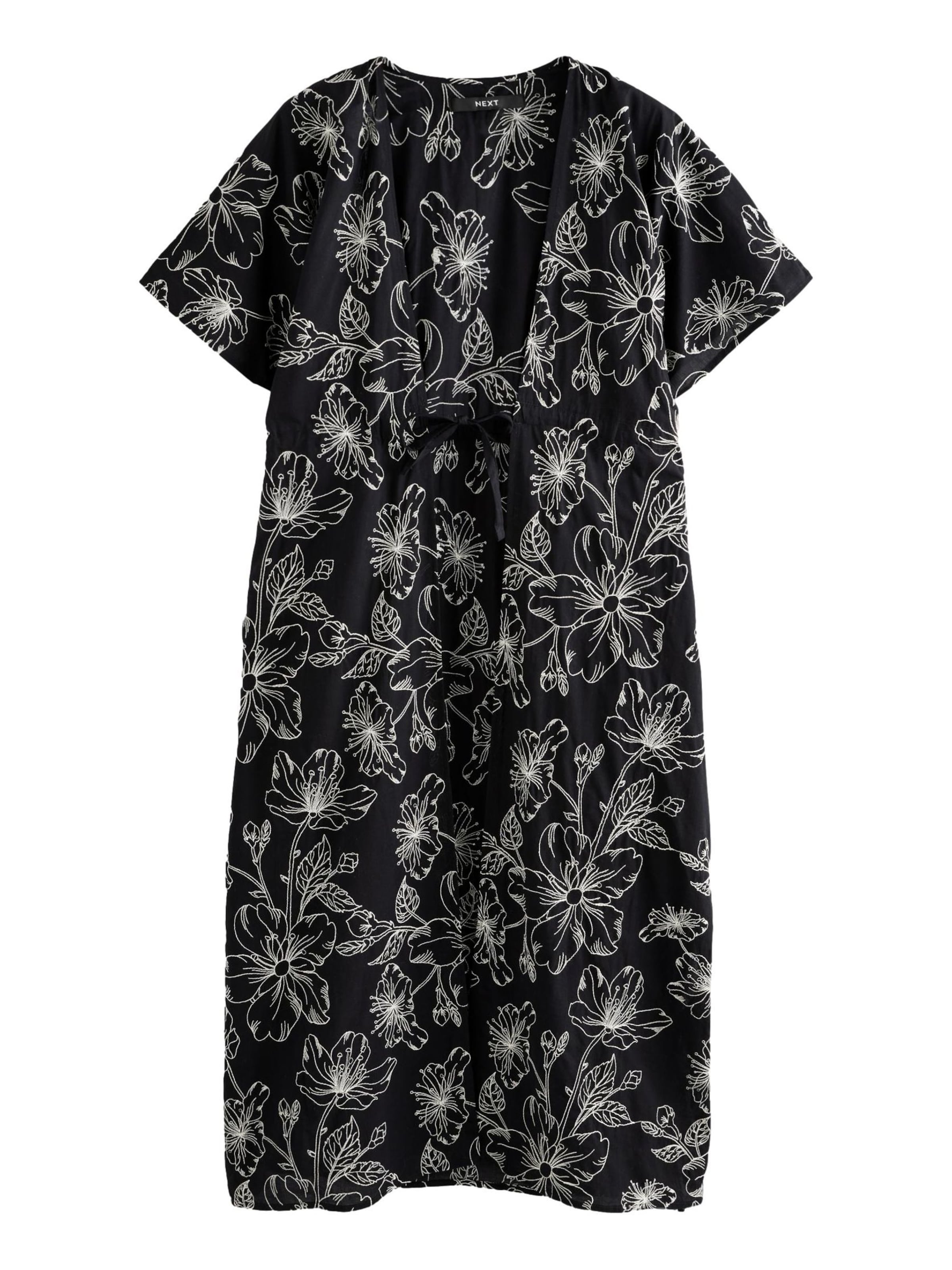 Next - Bata para casa en negro: frente