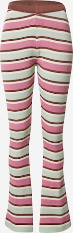 Daisy Street Flared Pants in Pink: front