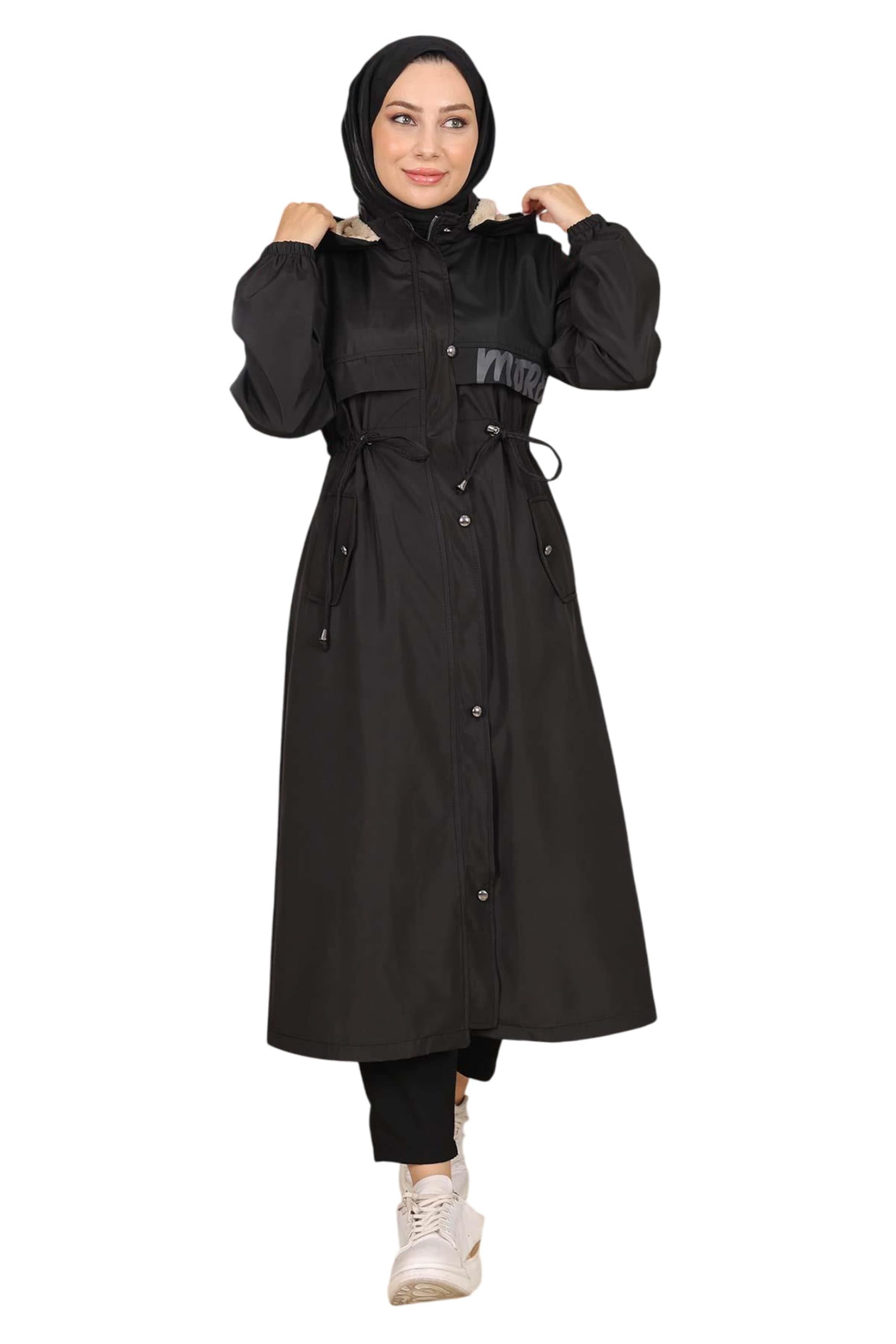 MODAMIHRAM Between-seasons coat in Black