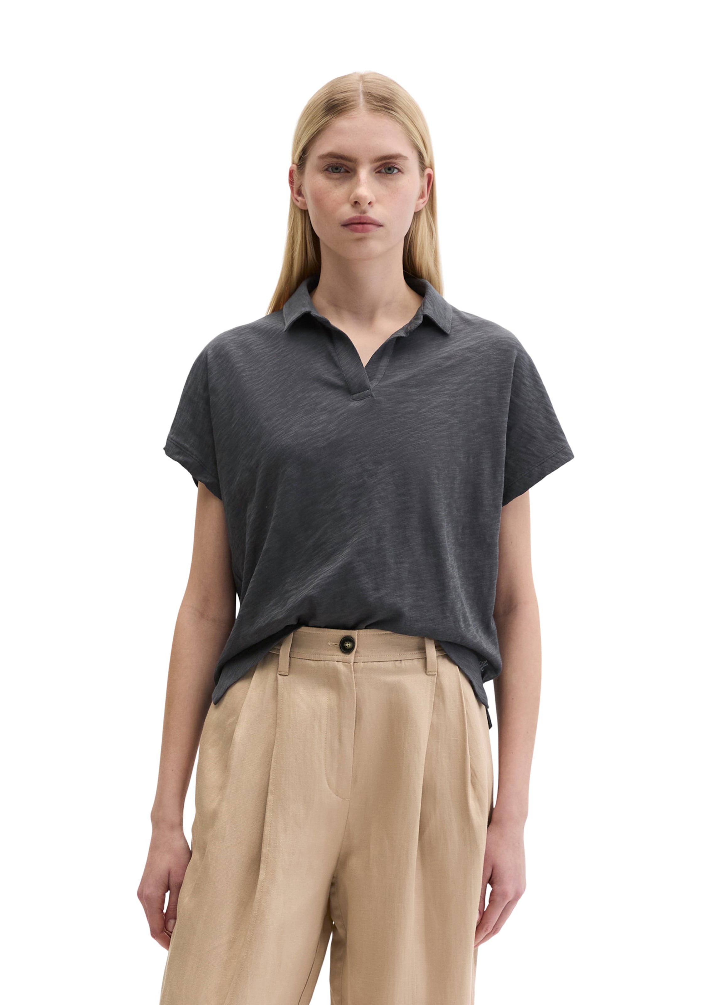 Marc O'Polo T-Shirt in Grau: Vorderseite