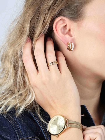 Lucardi Earrings in Gold