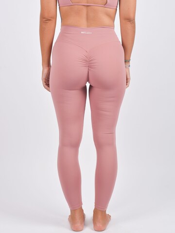 Coupe slim Leggings 'Flow - Sunset (recycelt)' Kadoo en rose