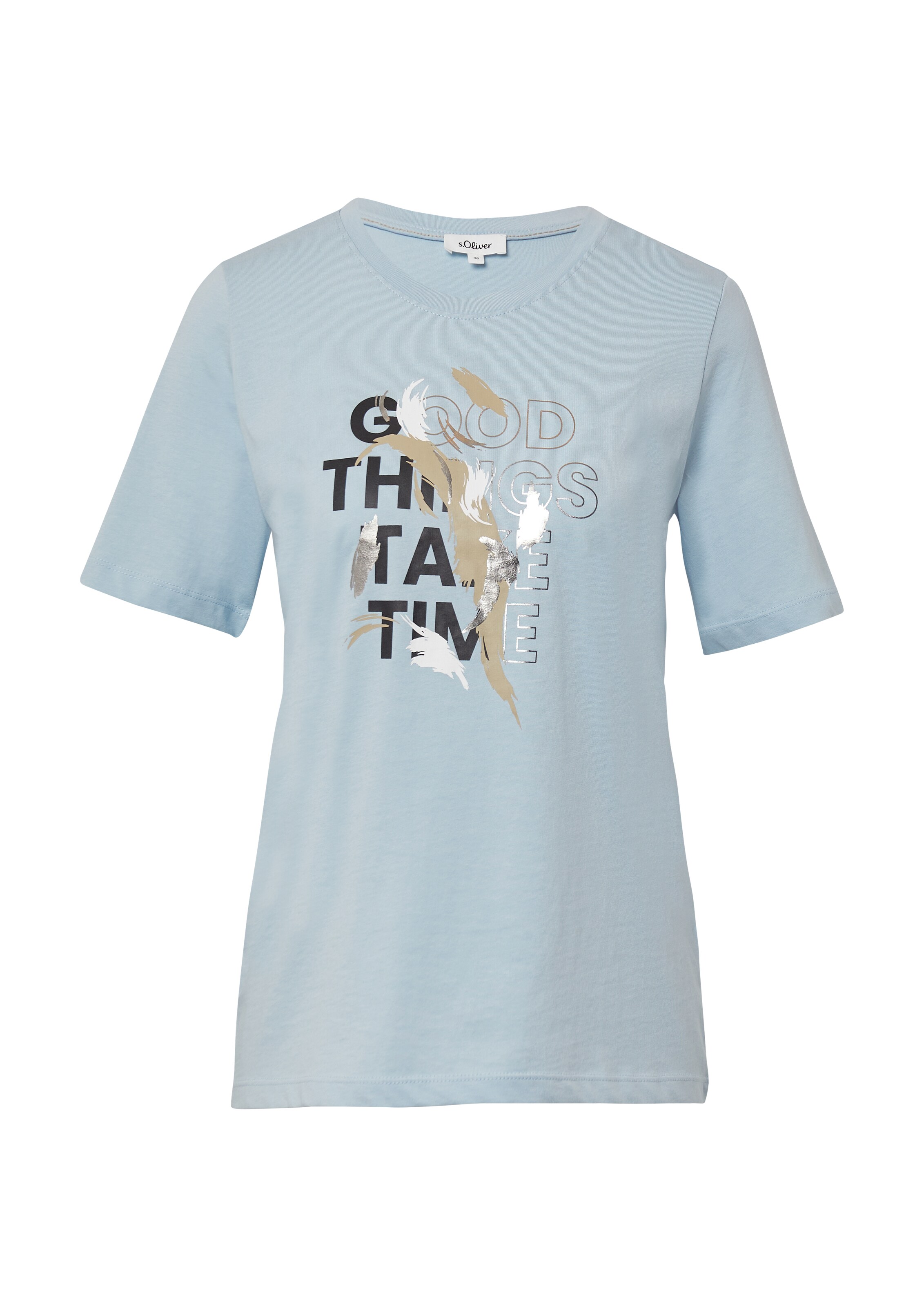 s.Oliver T-Shirt in Blau: Vorderseite