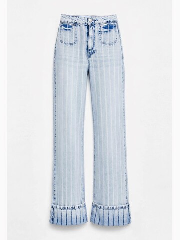Regular Jean 'Straight High Rise Jeans' IT'S BASIC en bleu : devant