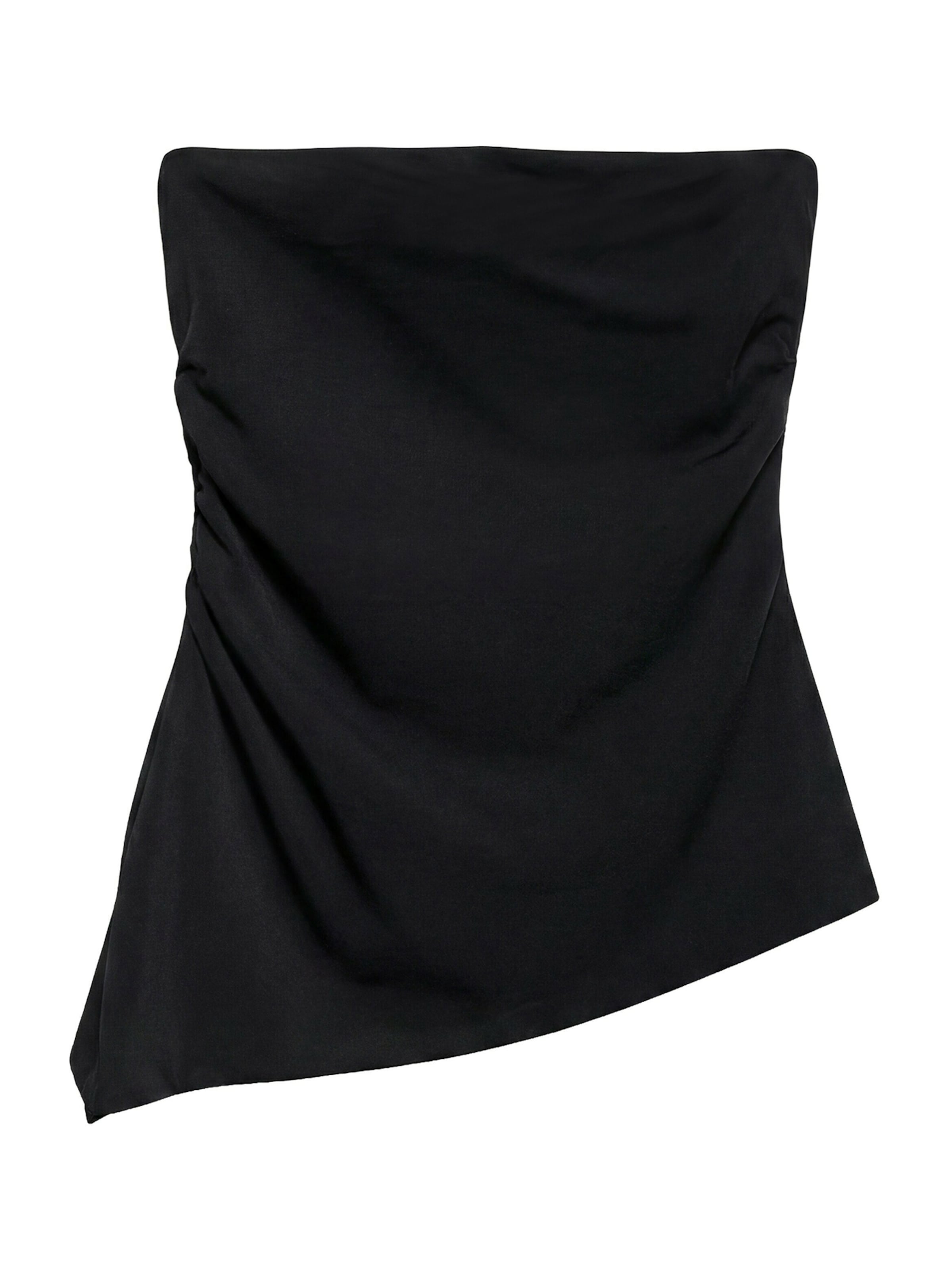 Pull&Bear Top w kolorze czarny: przód