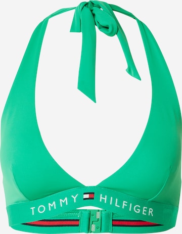 Hauts de bikini Tommy Hilfiger Underwear en vert : devant