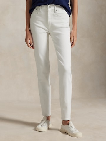 Slimfit Jeans di Polo Ralph Lauren in bianco: frontale