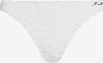 Karl Lagerfeld Bikinihousut ' Strukturierte Bikinihose mit Perlen ' koossa XL värissä kerma, Tuotenäkymä