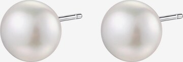 Boucles d'oreilles 'Dot Pearl' Hey Happiness en argent : devant