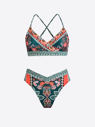 Cupshe Bikini 'CAA12L3J004RR' in Green: front