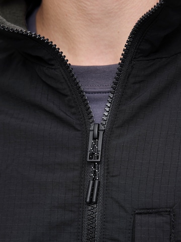 JACK & JONES Fleece Jacket 'JWHMARVIN' in Grey