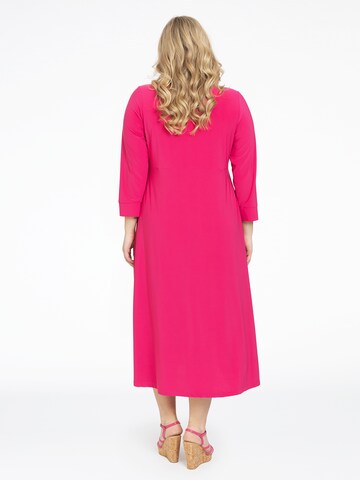 YOEK Kleid ' Dolce ' in Pink