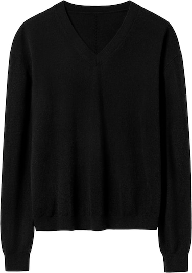 Lilysilk Pullover 'Baby-Kaschmir Pullover mit V-Ausschnitt' in XS in schwarz, Produktansicht