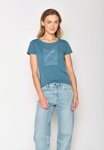 GREENBOMB Shirt in Blue: front