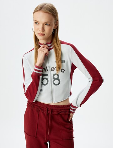 Koton Sweatjacke in Weiß