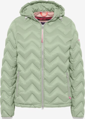 Frieda & Freddies NY Between-Season Jacket in Green: front