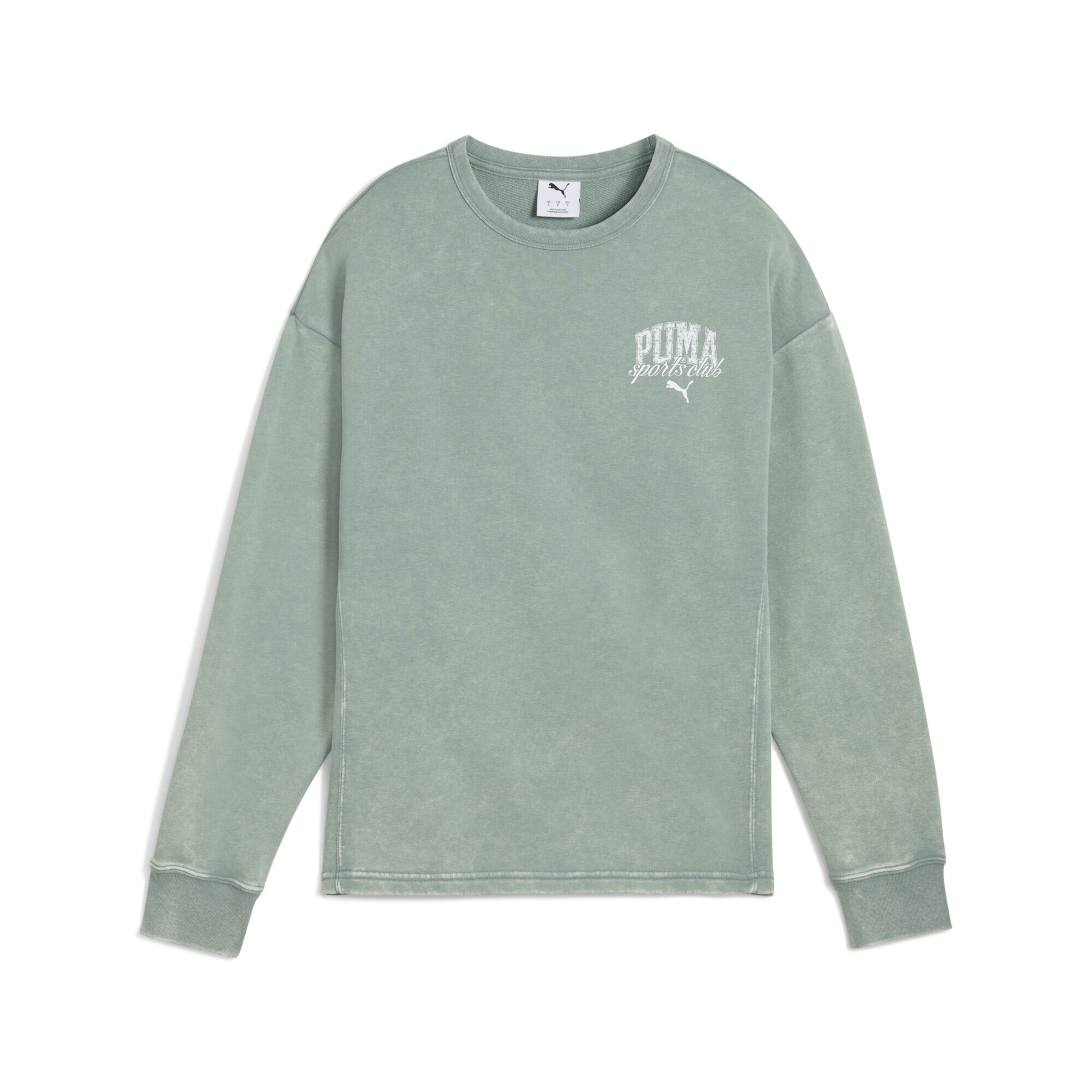 PUMA Sweatshirt 'Class' in Groen: voorkant